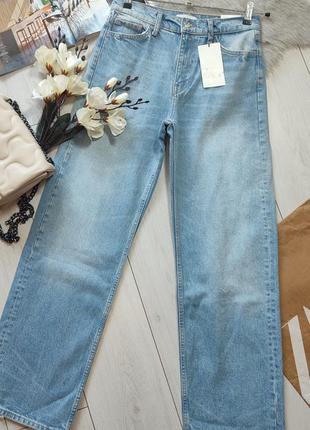 Широкие длинные джинсы zara 36р, оригинал8 фото