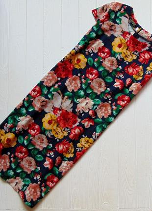 Charm. размер указан l, но можно и на м. яркое натуральное платье для девушки