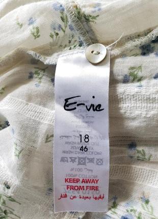 Удлиненная новая  облегченная 100 % котон натуральная блуза evie  18-20 uk8 фото