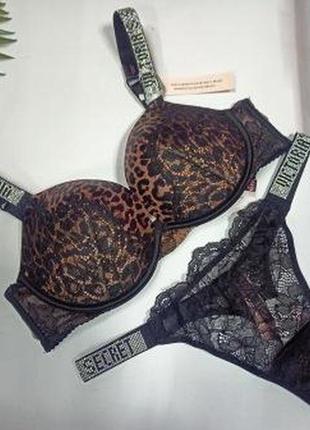 Невероятный комплект с камушками victorias secret стоторея секрет