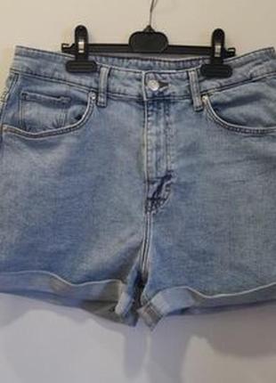 Джинсовые шорты mom, denim