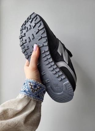 New balance 574 grey жіночі кросівки беланси натуральна замша з сіткою женские серые кроссовки замшевые с сеткой весна лето деми3 фото