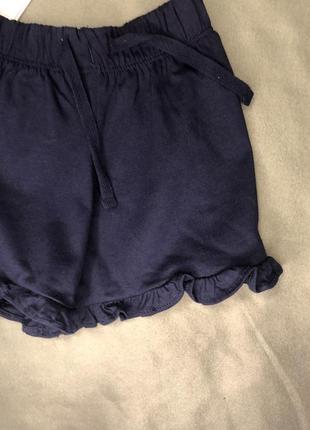 Стильні легесенькі котонові літні шорти для дівчаток 2-3 роки, знижка2 фото