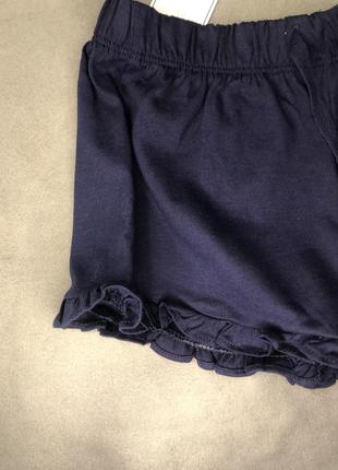 Стильні легесенькі котонові літні шорти для дівчаток 2-3 роки, знижка4 фото
