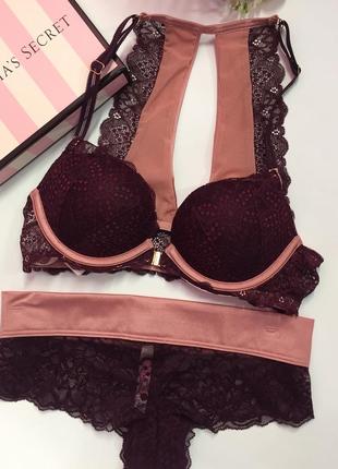 Комплект нижнего белья victoria’s secret pink виктория сикрет