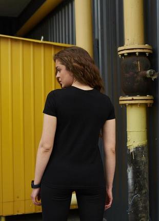 Женская футболка adidas черная3 фото
