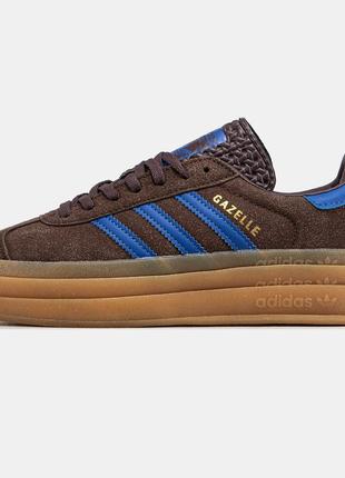 Женские кроссовки adidas boost bold brown blue 36-37-38-39-40