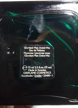 Giordani man dolce vita by oriflame. мужская туалетная вода джордани мэн дольче вита...