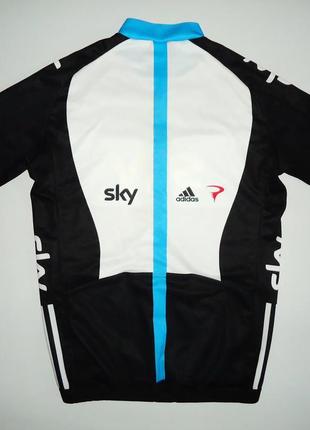 Велофутболка велоджерсі adidas sky pinarello uci pro tour cycling jersey оригінал (m)2 фото