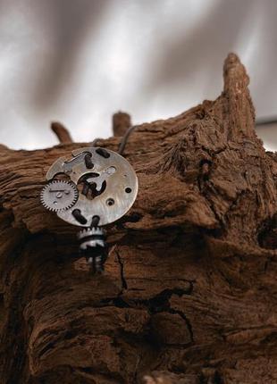 Підвіска в стилі стімпанк з годинникового механізму3 фото