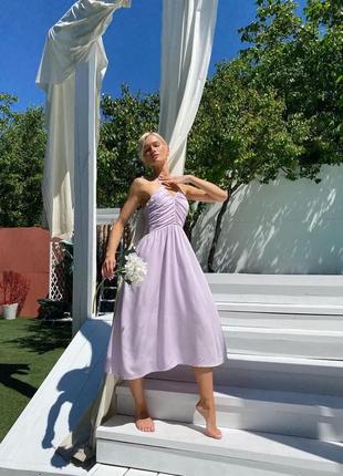 Лиловое (фиолетовое) платье