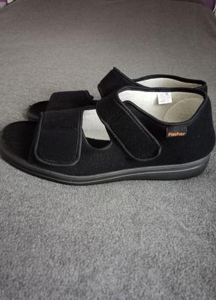 Сандалии мужские диабетические на широкую ногу fischer