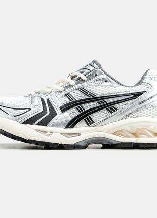 Мужские кроссовки asics gel-kayano 14 silver black 40-41-42-43-44-45