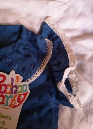 Новое натуральное платье на 3-6 месяцев (быта до 1-1,5 года)
infants
без подкладок, идеальное на лето5 фото