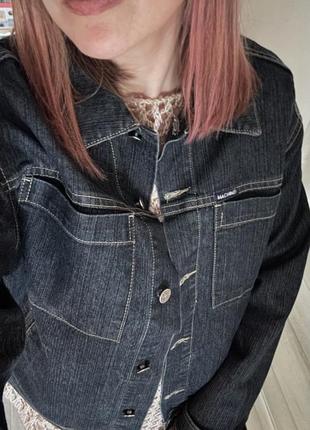 Раритетная классическая джинсовая куртка унисекс4 фото
