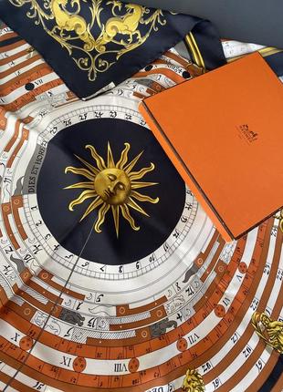 Винтажный платок hermès astrologie scarf, оригинал1 фото