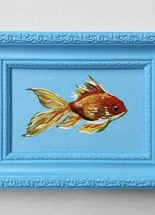 Картина «золота рибка»15*201 фото