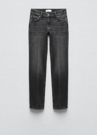 Джинсы zara, зара джинсы, прямые2 фото