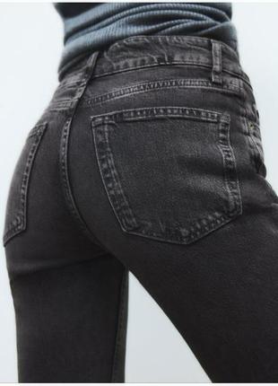 Джинси zara, зара джинсы, прямі4 фото