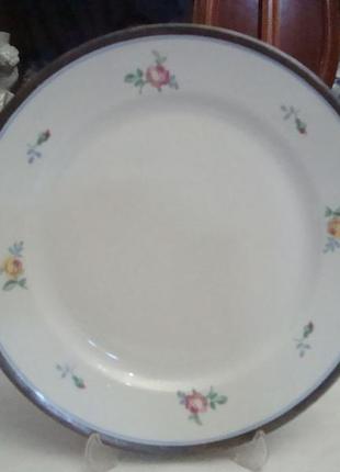 Антикварная красивая тарелка - 24 см фарфор kahla 1940 годов германия №8961 фото