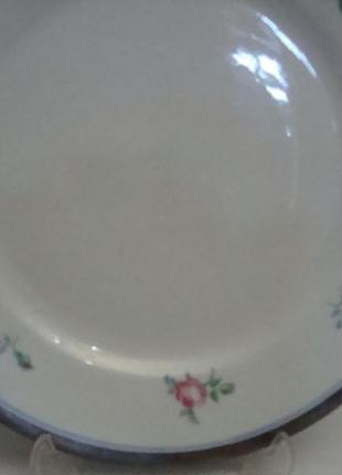 Антикварная красивая тарелка - 24 см фарфор kahla 1940 годов германия №8963 фото