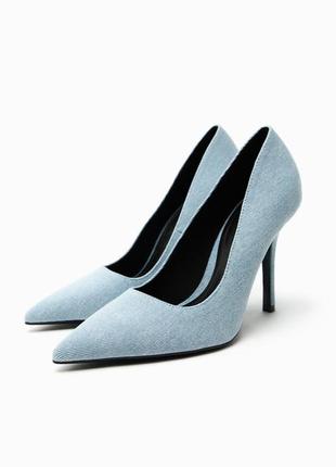 Джинсові туфлі zara