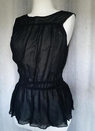 100% вискоза женская новая летняя прозрачная вискозная блуза блузка нарядная майка хэллоуин1 фото