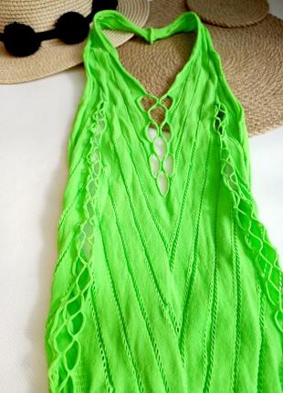 Бутылое платье сетка/эротическое белье/ неоново- зеленое платье/сексуальное платье5 фото