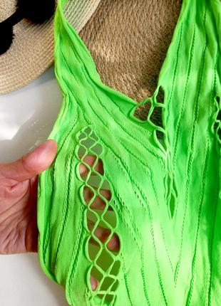 Бутылое платье сетка/эротическое белье/ неоново- зеленое платье/сексуальное платье7 фото
