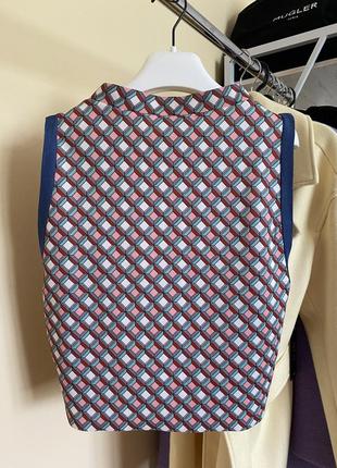 Блузка топ футболка zara принт геометрия абстракция3 фото