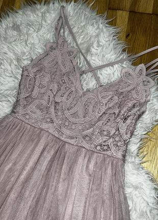 Нежно розовое мини платье asos5 фото