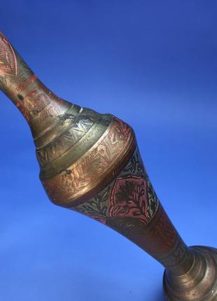 Висока ваза латунь 4