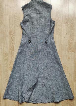 Платье camaieu (100% лен), р.xs/s8 фото