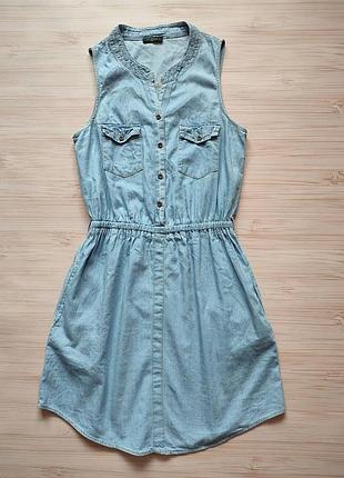 Джинсова сукня. сукня. плаття. платье. m. 38.