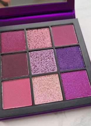 Палетка тіней для повік huda beauty amethyst obsessions eyeshadow palette2 фото