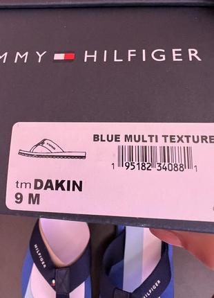 Вьетнамки tommy hilfiger dakin blue multi оригинал6 фото