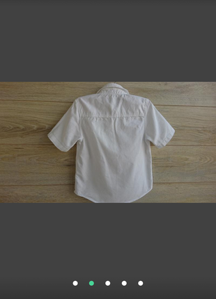 Рубашка белая next 2-3г тениска шведка некст2 фото