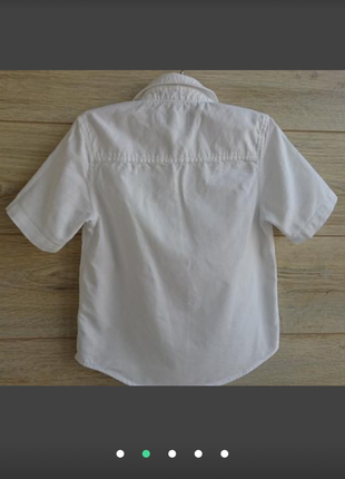 Рубашка белая next 2-3г тениска шведка некст3 фото