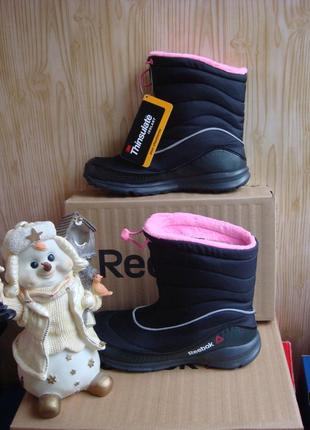 Продам зимові чоботи reebok. оригінал. thinsulate.