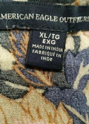 Americana eagle outfitters женская майка блузка размер xl tg разноцветная4 фото