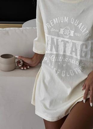 Женская качественная футболка оверсайз vintage5 фото