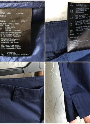 Bogner made in ukraine жіночі оригінал легкі штани чинос тонкі сині літні брюки без стрілок ремінь7 фото