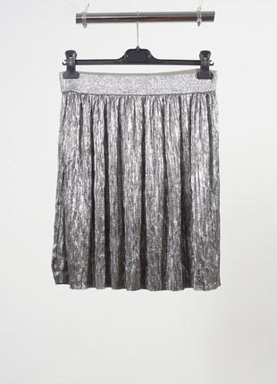 Оригинальная плиссированная юбка от бренда h&m 0432612005 разм. м4 фото