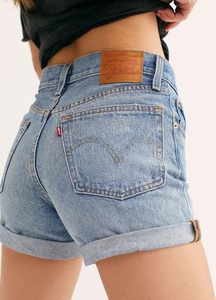 Шикарні плотні якісні джинсові шорти відомого бренду levis