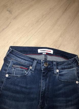 Новые джинсы tommy jeans, 25/30, xxs, xs, скинни, tommy hilfiger5 фото