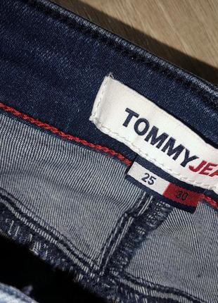 Нові джинси tommy jeans, 25/30, xxs, xs, скіні, tommy hilfiger9 фото