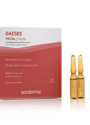 Сироватка миттєвої дії sesderma daeses immediate lifting effect serum 5*2 мл