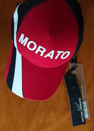 Брендова фірмова італійська літня демісезонна котонова кепка antony morato,оригінал,нова з бірками,розмір l-xl.
