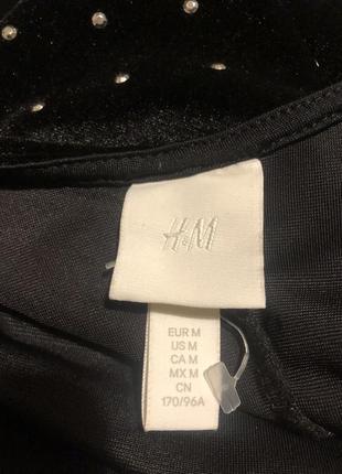 Велюровое платье h&m 8