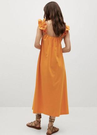 Бавовняне плаття сукня сарафан mango вільного крою 100% бавовна/котон2 фото